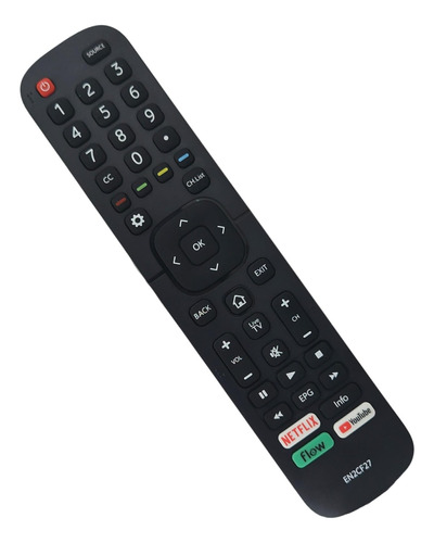 Control Remoto En2h27hs Para Hisense Hle3216rt Smart Tv