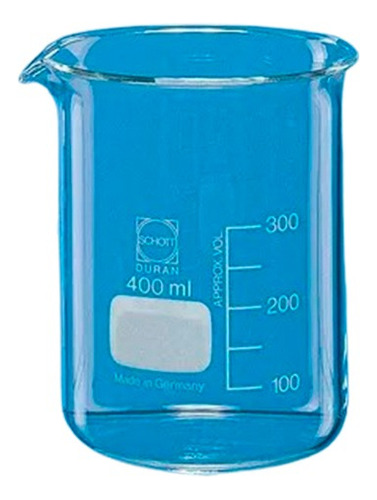 Vaso Beaker Precipitado -  Forma Baja 400 Ml -  Brand