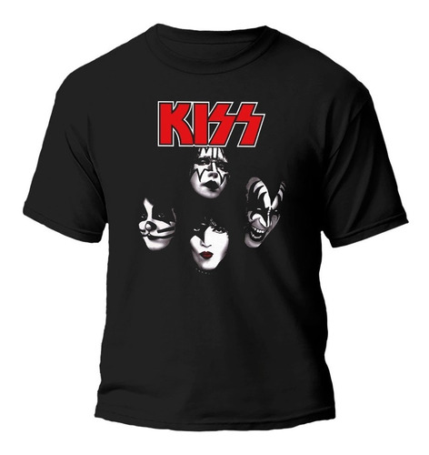 Remera Kiss Banda M4 100% Algodón