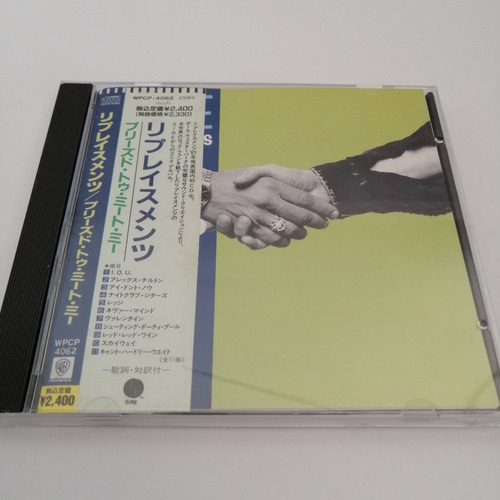 The Replacements Pleased To Meet Me Japon Obi Cd [usado]