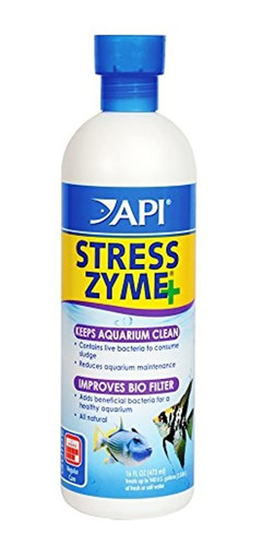 Api Stress Zyme Limpiador Bacteriano,agua Dulce Y  Salada