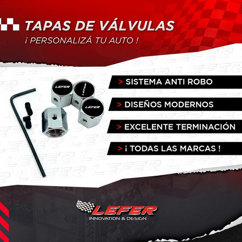 Imagen 2 de 8 de Tapas Cubre Válvula Antirrobo Con Logo Volkswagen X4