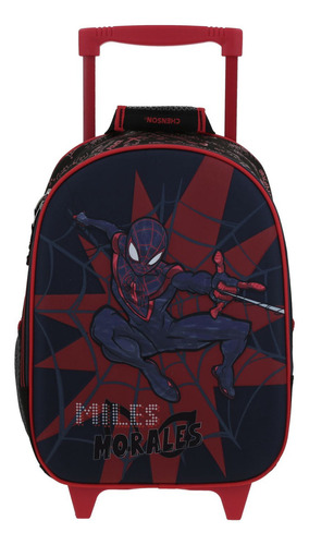 Mochila Kinder Con Ruedas Chenson Miles Morales Dotte