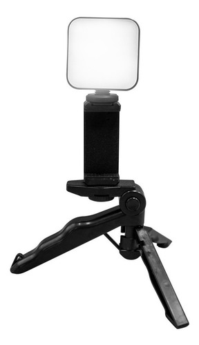 Kit Vlog Com Tripé E Luz Led Para Smartphone Multi - Ac401