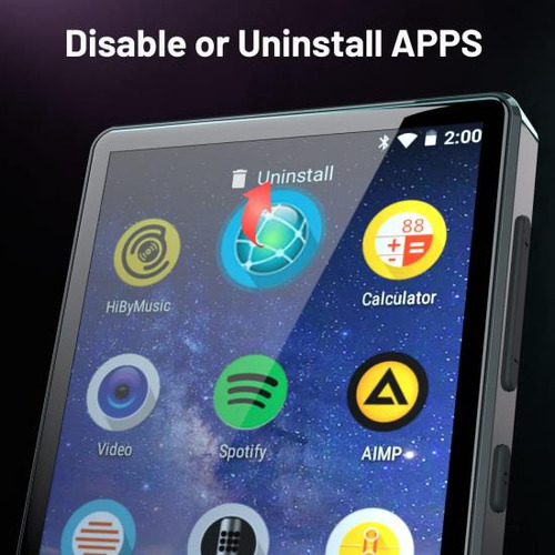 Reproductor De Mp3 Bluetooth Con Spotify Music, Reproductor