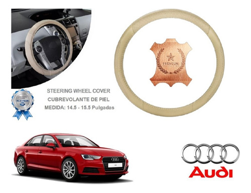 Funda Cubrevolante Beige Piel Audi A4 2015
