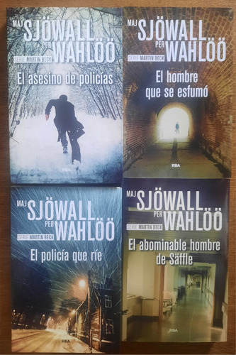 Lote De 4 Libros - Sjowall Wahloo