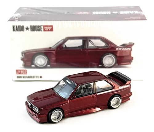 Mini Gt Kaido House Bmw M3 Kaido Gt V1 //162 1/64 Color Bordó
