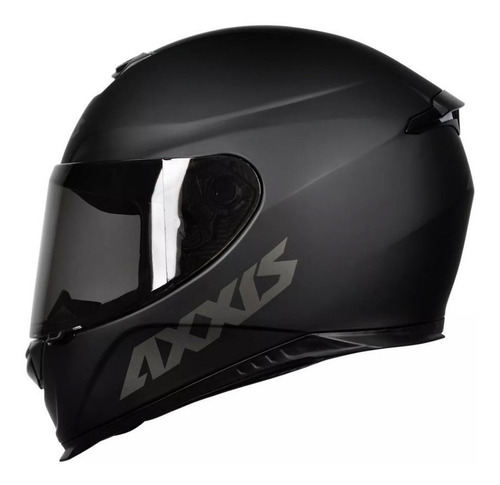 Imagem 6 de 9 de Capacete Axxis Eagle Preto Fosco Com Viseira Fumê Inclusa