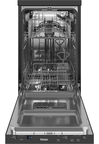 Lavavajillas Portátil 8 Servicios Inox Haier Hlv0845fs Color Plateado