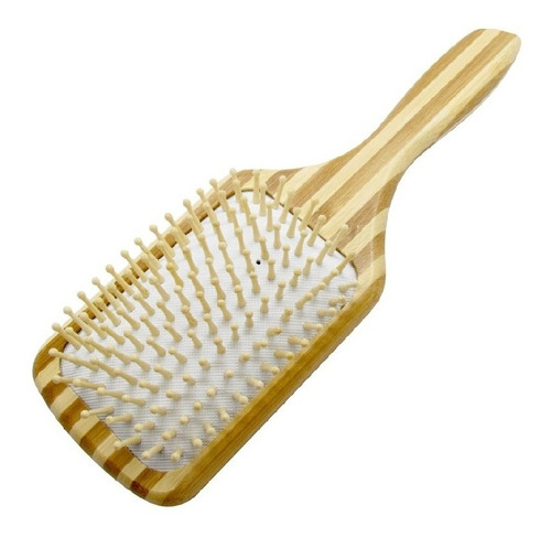 Cepillo De Pelo Paleta Madera De Bamboo C1142