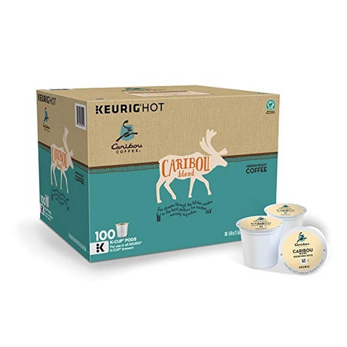 Caribou Coffee Keurig Sola Porción Vainas K-cup, Caribú Mezc