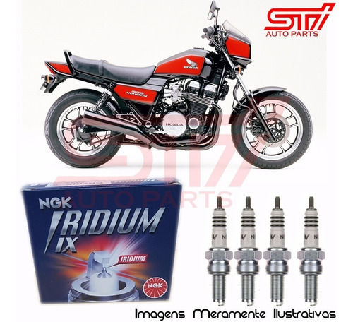 Jogo Vela Ngk Iridium Dpr8eix-9 Honda Cbx 750f 2007-2008