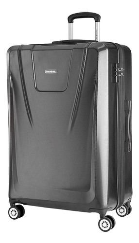 Mala de viagem Samsonite Derby Large Exp Tsa preta, cor preta