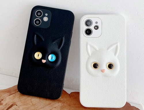 Funda Feline Compatible Con iPhone 7 8 Plus Xs 11 12 Pro Max