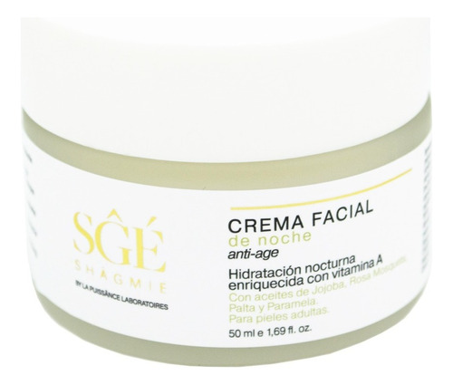 La Puissance Shagmie Crema Facial Noche Hidratante Anti Age