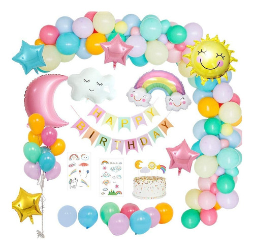 Decoraciones De Cumpleaños Para Niñas, Globos De Decoración