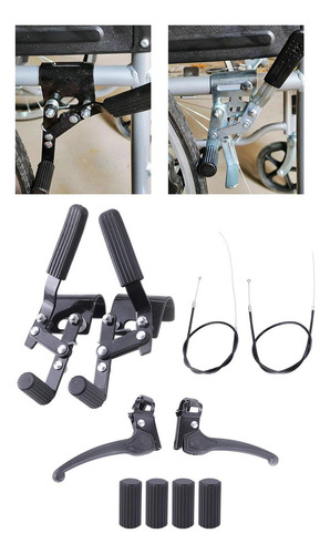 .. 2x Silla De Ruedas De Freno Anti -slip, Parte De