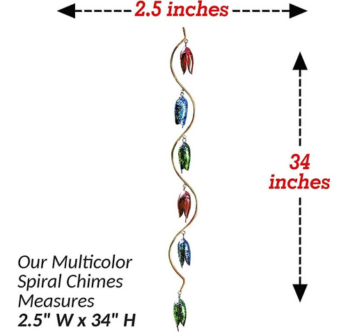 Campanas En Espiral Multicolor Happy Gardens Con Campanas |