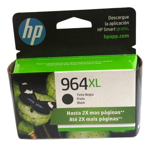 Cartucho Original Hp 964xl Negro 3ja53al