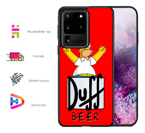 Funda Para Samsung S20/s20lite/s20ultra Homeeero Siimpson Samsung S20 Ultra Homero Duf