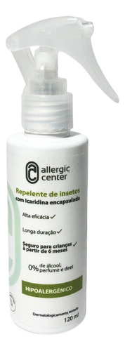 Repelente De Insetos Com Icaridina 5,5% - Allergic Center