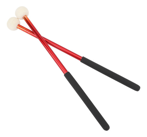 Timpani Stick, 2 Peças, Malho, Lã Macia, Cabeça De Feltro, A