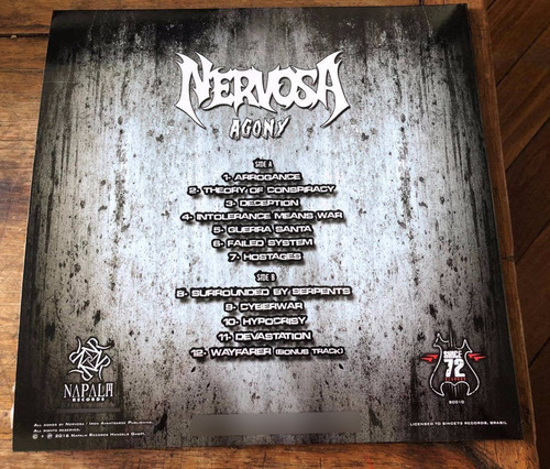 Lp Nervosa - Agony Destruction Slayer Sodom