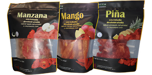 Botana Deshidratada Enchilada Piña 65g Saludable Horneada