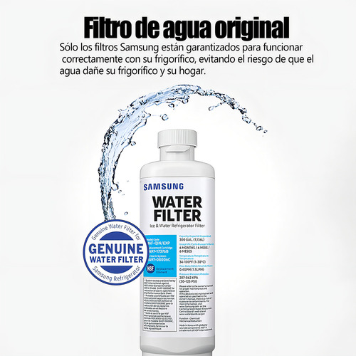 Filtro Agua Refrigerador Samsung Da 97-17376b
