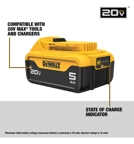 Batería 20v Max Xr 5 Ah Dcb205