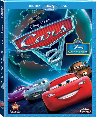 Cars 2 Pelicula Blu-ray + Dvd Original Sellada