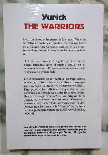 Imagen 2 de 2 de Libro The Warriors Los Amos De La Noche