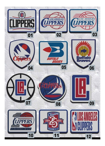 Parche Termoadhesivo Escudo Nba Los Angeles Clippers