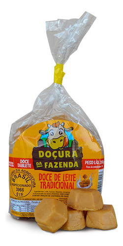 Doce De Leite Tradicional Doçura Da Fazenda 250g