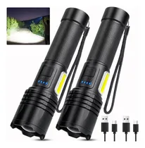 Comprar 2 Linternas Super Brillantes 990000 Lúmenes Impermeable Ipx6