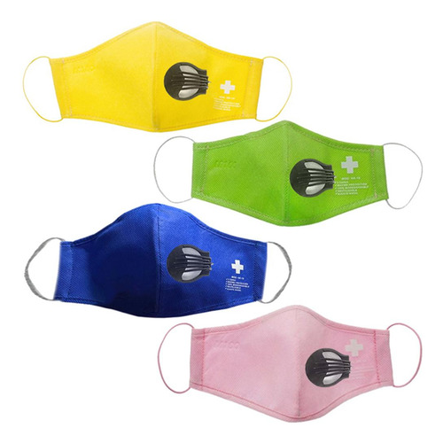 Venta De Tapabocas Infantil, Mxirs-008, 5 , Electric Blu Color Blue