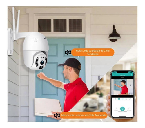 Imagen 6 de 10 de Camara De Seguridad Inalambrica Wifi Full Hd Impermeable