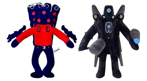 Set 2 Peluche Skibidi Toilet Titan Cameraman Con Sonido