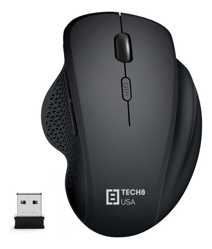 Mouse Tech8 Usa Inalambrico/negro
