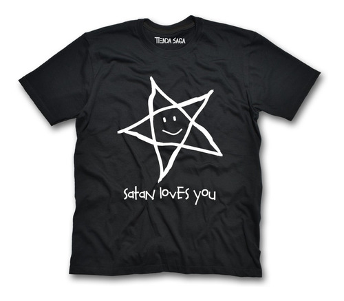 Camiseta Satan Loves You Demonio