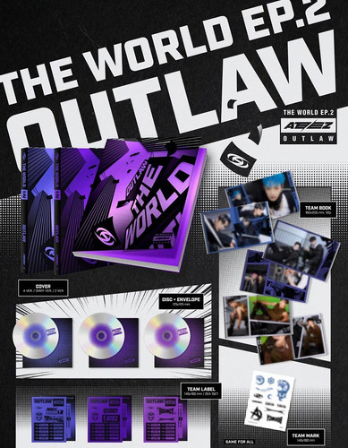 The World Ep 2 Outlaw Z Ver - Ateez (cd) - Importado