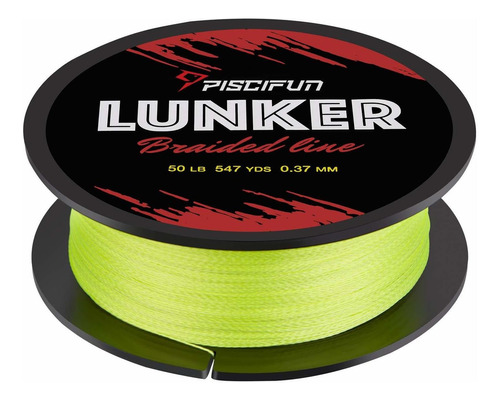 Piscifun Lunker Linea Pesca Trenzada Multifilamento 300 Xj