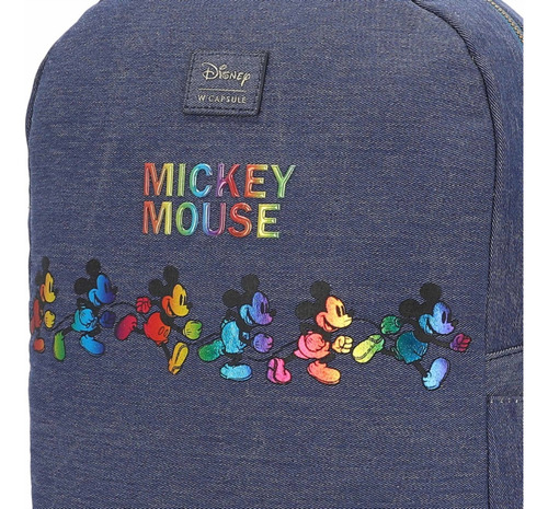 Mochila W Capsule Disney Mickey Hbpeperomiacw Para Mujer Color Multicolor Diseño de la tela Lisa