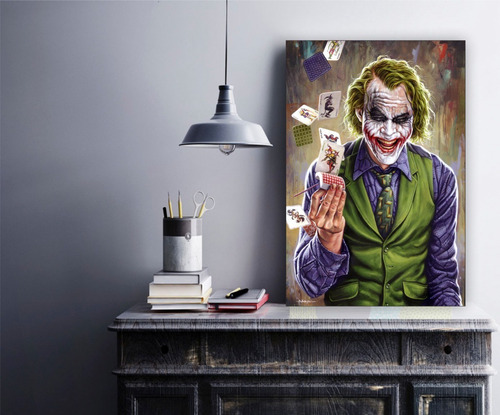 Cuadros 27x42 The Joker By Heath Ledger - Decoración Única