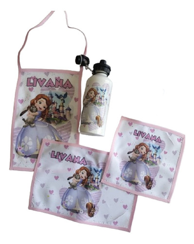 Set De Jardin Con Botellita Metalica Personalizado!