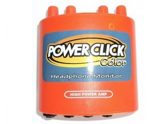 Amplificador De Fone De Ouvido Power Click Color Laranja 