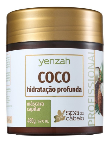 Yenzah Spa Dos Cabelos Coco - Máscara Capilar 480g