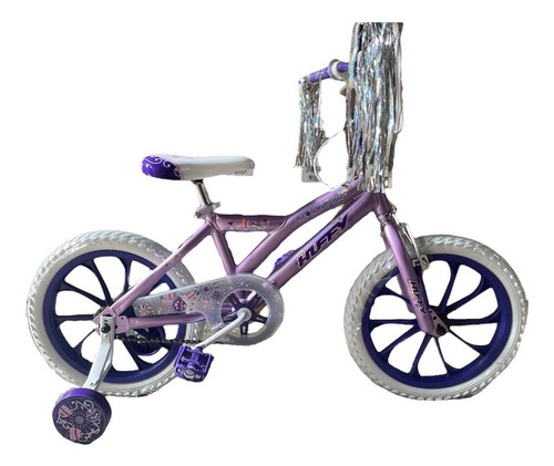Huffy - Bicicleta Whimsy 16 Girls 21910 Lila Tamaño Del Cuadro 16