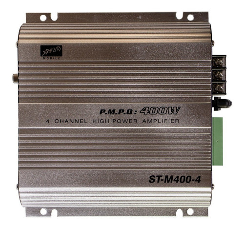 Amplificador De Potencia Carro Stanford St-m400-4 400wts 